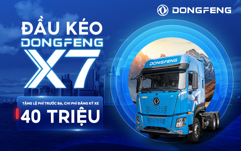 Hoàng Thắng Auto “chơi lớn”, tung khuyến mãi xe đầu kéo Hoàng Thắng X7