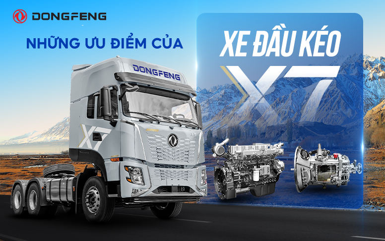 Khám phá những ưu điểm của xe đầu kéo Hoàng Thắng X7