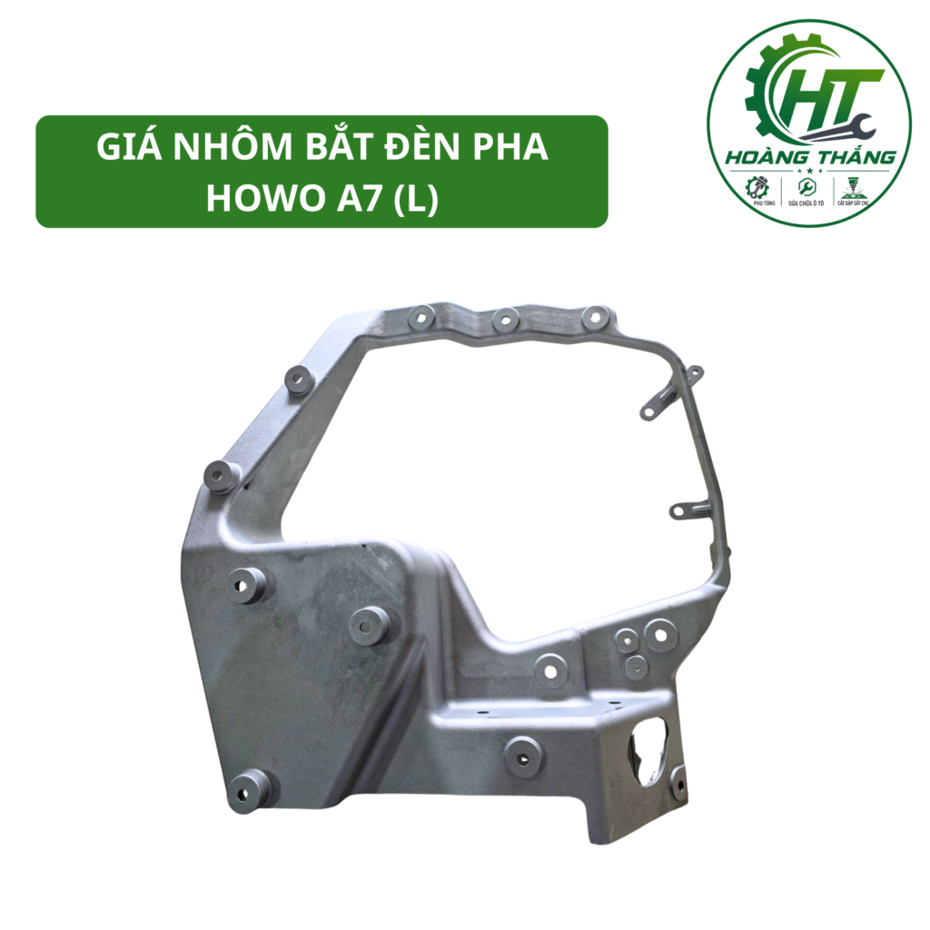 Giá nhôm bắt đèn pha HOWO A7 (L)