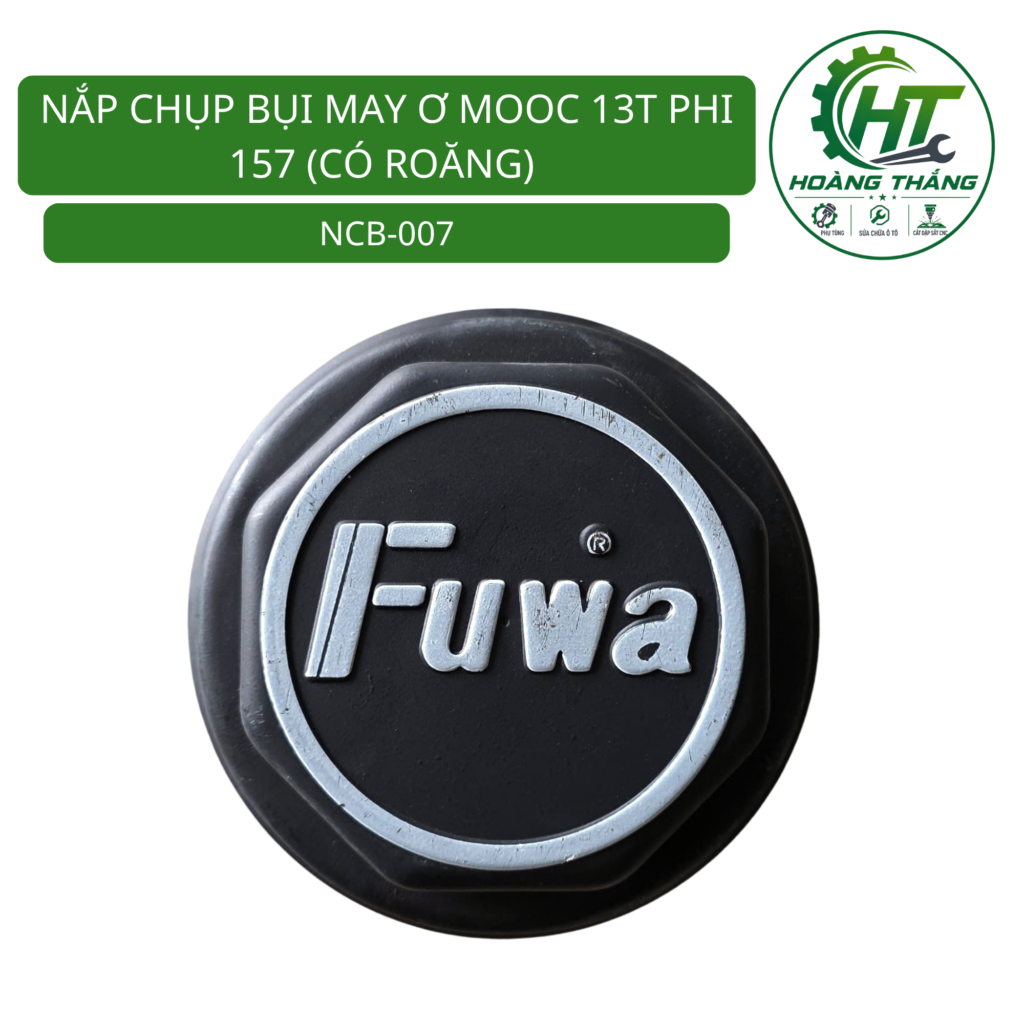 NẮP CHỤP BỤI MAY Ơ MOOC 13t PHI 157 (CÓ ROĂNG)