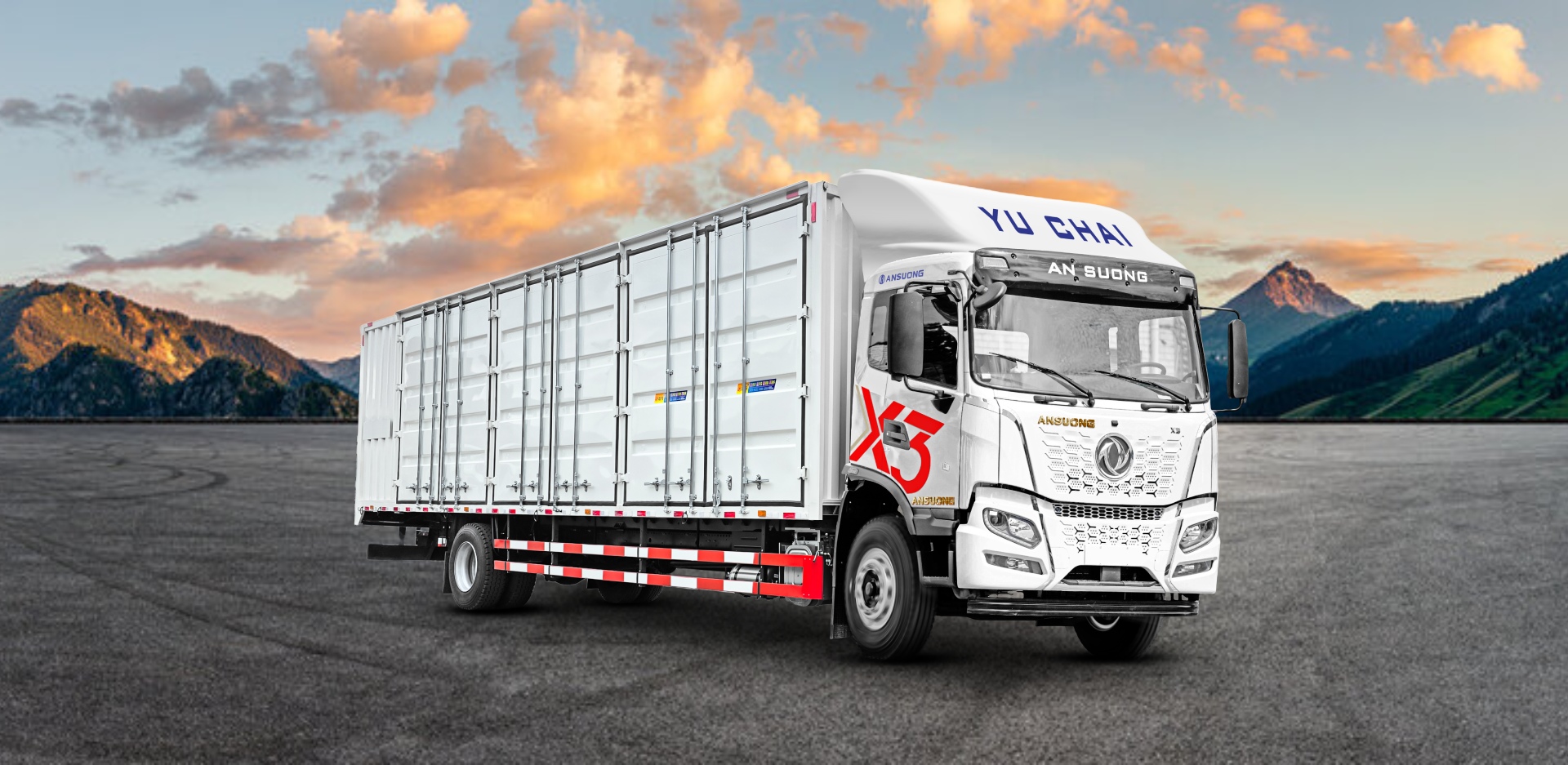 Xe tải Hoàng Thắng X3 thùng container 10m