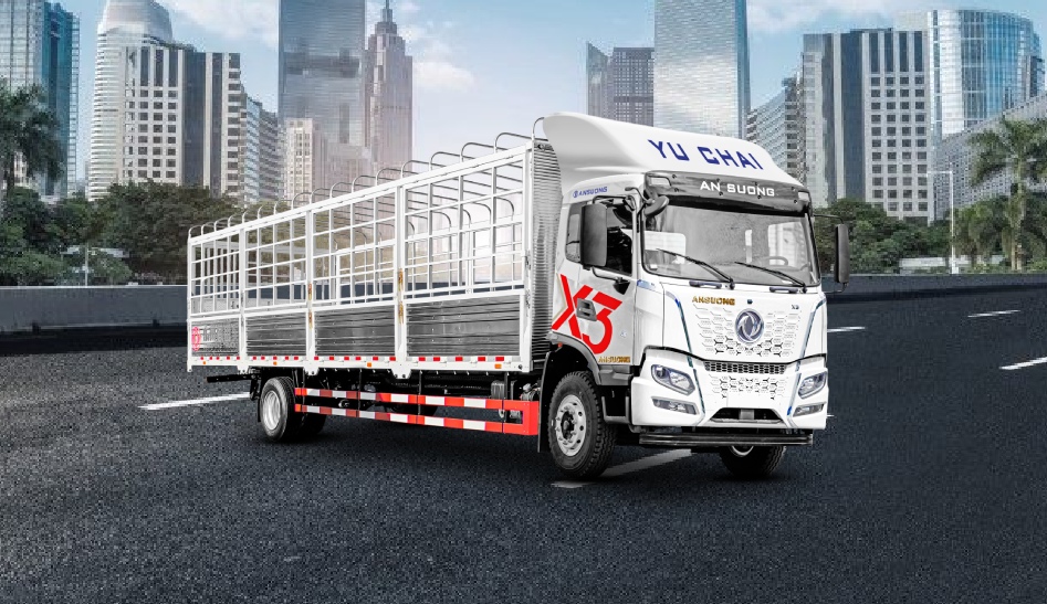 Xe tải Hoàng Thắng X3 thùng mui bạt 10m