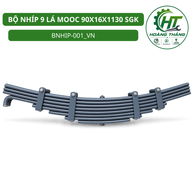 Bộ nhíp 9 lá mooc 90x16x1130 sgk