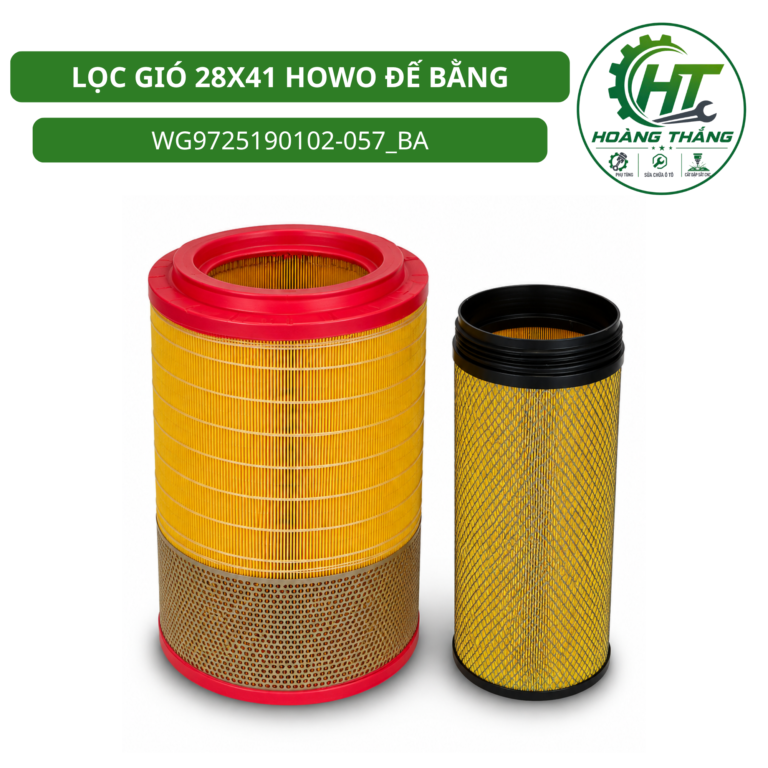Lọc gió 28x41 howo đế bằng